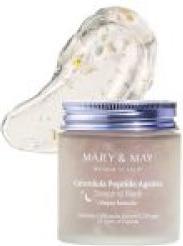 Mary&May Vegan Calendula Peptide Ageless Sleeping Mask 110g Deep Hydration with Calendula Petals and 25 Types