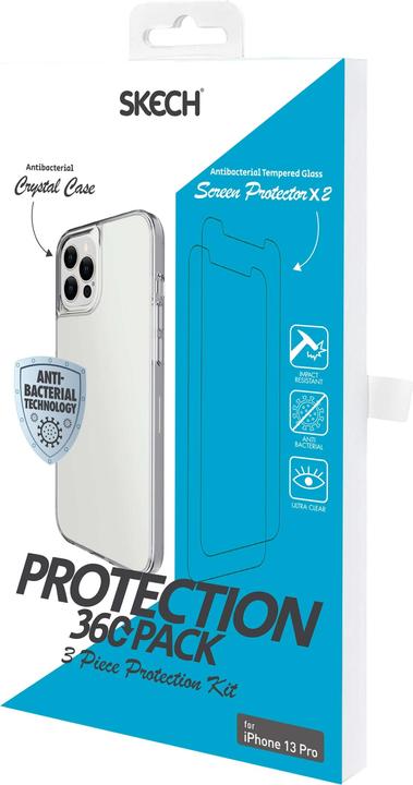 Actual product image Skech Protection 360 Pack Crystal Case+ 2x Essential Glass| iPhone 13 Pro Max| (Apple iPhone 13 Pro Max)