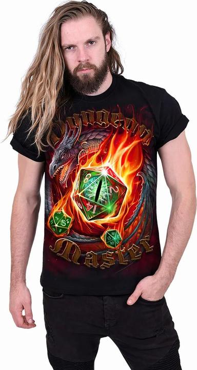 Actual product image Spiral Unisex Adult Dungeon Master T-Shirt (S)