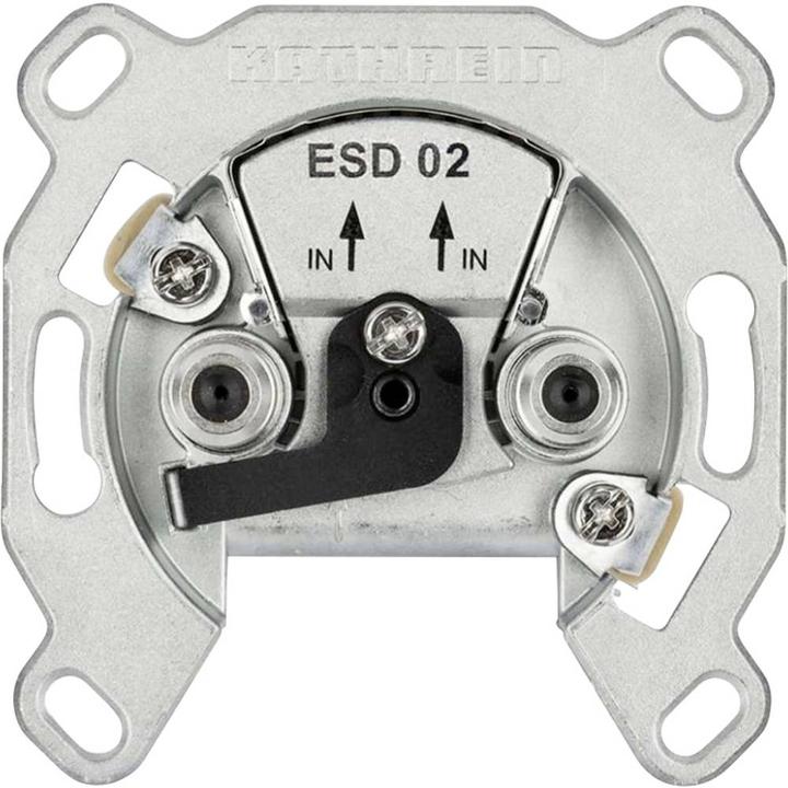 Produktbild Kathrein ESD 02 Antennendose 2-fach mit DC-Durchlass (3 dB, Antennendose)