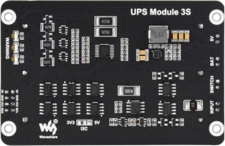 Image du produit WaveShare Module UPS 5V 5A Batterie sans interruption 18650