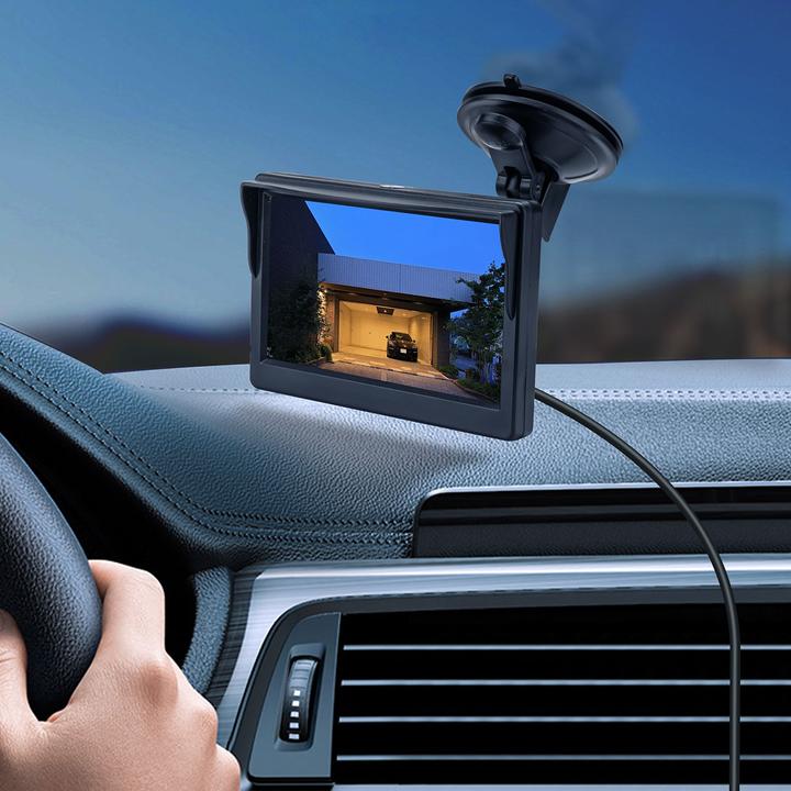 Immagine prodotto Casativo Telecamera di retromarcia wireless, HD, sensore AHD, monitor da 5", visione notturna