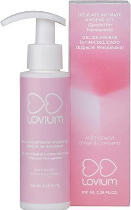 Produktbild Lovium Intimgel für Frauen Spezielle Menopause Vaginalhygiene Angereichert mit Aloe Vera Parabenfrei (100 ml, Intimgel)