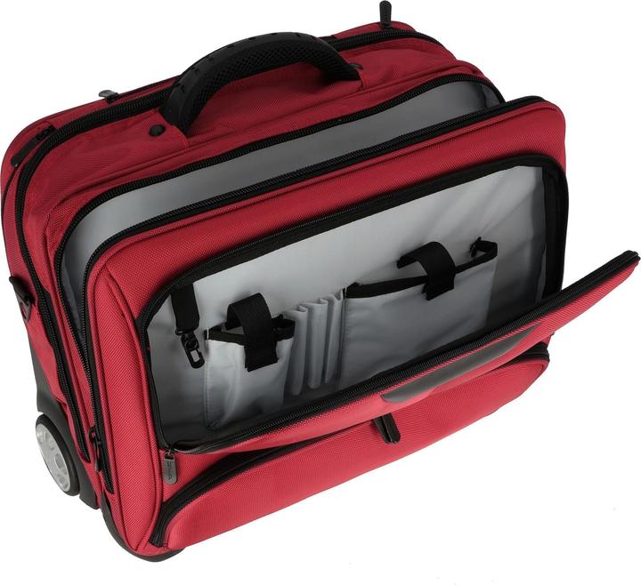 Actual product image Dermata Business Laptop Trolley Nylon 3456NY Rood (37 l, Hand luggage (up to 50 litres))