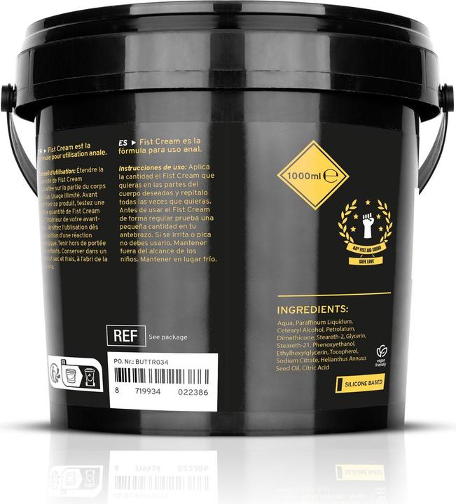 Produktbild Buttr Fisting Creme Eimer XXL (1000 ml)