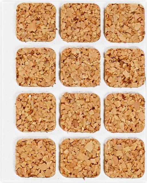 Actual product image BestaPac Feltrino in sughero retangolare 19x19 (12 Piece)