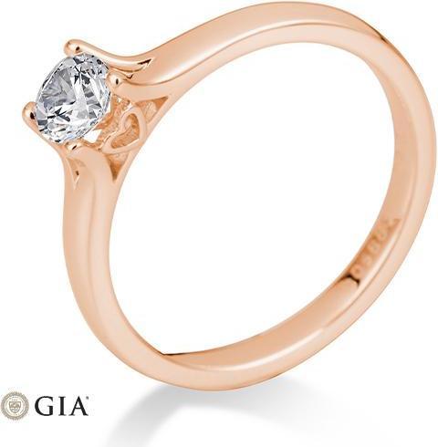 Actual product image Breuning 4 prong set from 0.40 ct. (54, 585/14 K Gold)