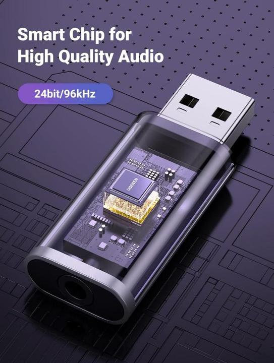 Immagine prodotto Ugreen USB 2.0 all'adattatore audio USB Sound Card Stick (USB)