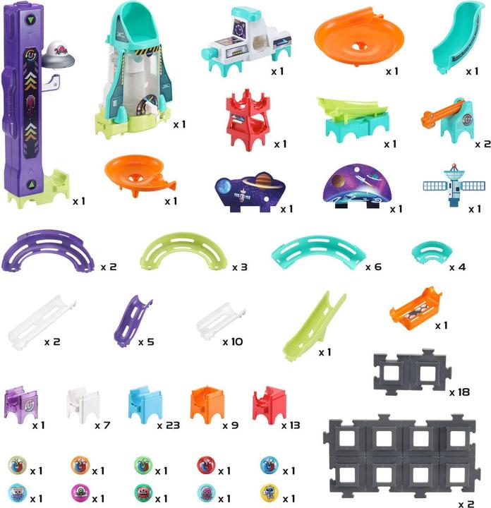 Actual product image VTech Marble Rush Space Magnetic Set Xl300E (950-559832)