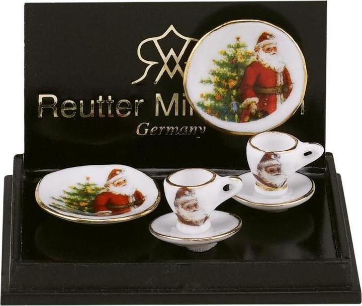 Actual product image Reutter 001.534/5 - Miniature, 2 coffee sets "Father Christmas