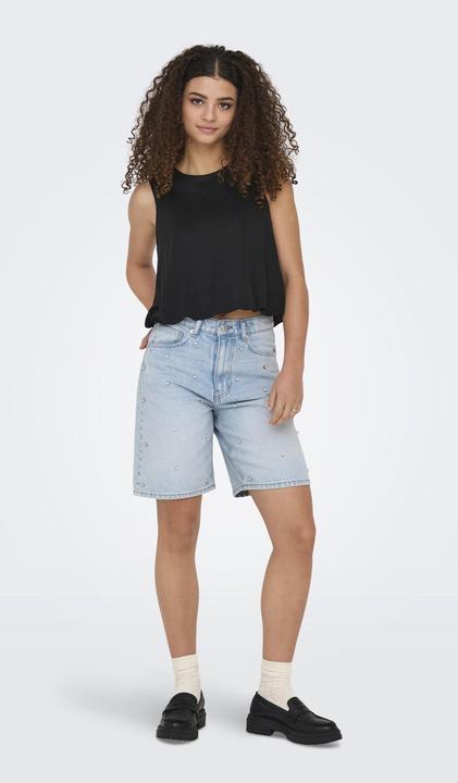 Produktbild Only ONLHOPE Hohe Taille Locker geschnitten Jeans-Shorts Jeans-Shorts (L)