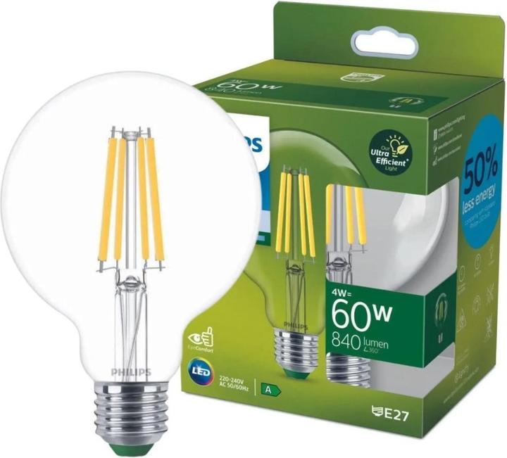 Actual product image Philips LED Classic (E27, 4 W, 840 lm, 1 x, A)