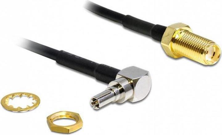Immagine prodotto Delock Cavo coassiale Pigtail: SMA femmina-CRC9 maschio (Cavi antenna)