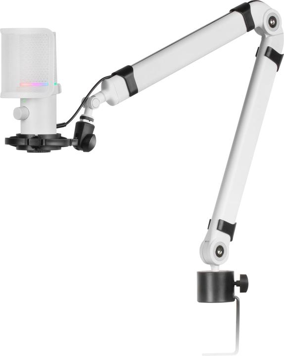 Image du produit Mars Gaming Microphone Mmic-Xt RGB Avec Bras De Montage (Blanc)