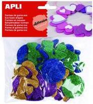 Immagine prodotto Apli Eva adesivi, lettere, glitter, 52 pezzi, colori misti