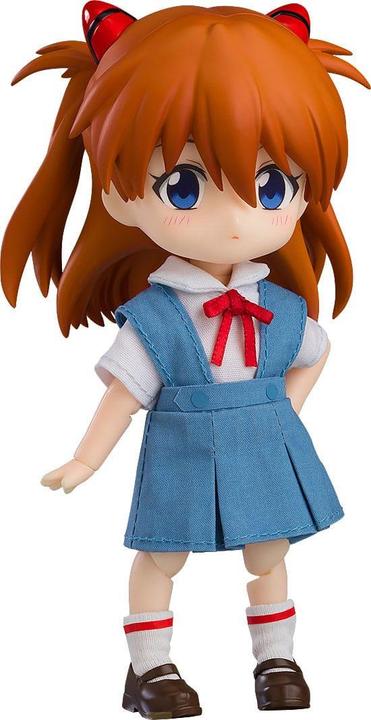 Actual product image Good Smile Company Rebuild of Evangelion Nendoroid Doll Action Figure Asuka Shikinami Langley 10 cm