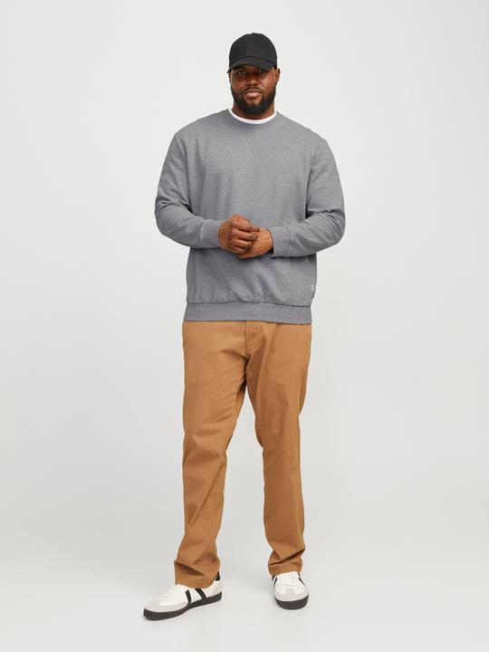 Immagine prodotto Jack & Jones Felpa monocolore plus size con collo rotondo Felpa con collo rotondo (8XL)