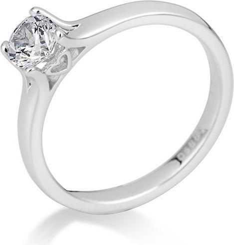 Actual product image Breuning 4 prong set from 0.40 ct. (58, 750/18 K Gold)