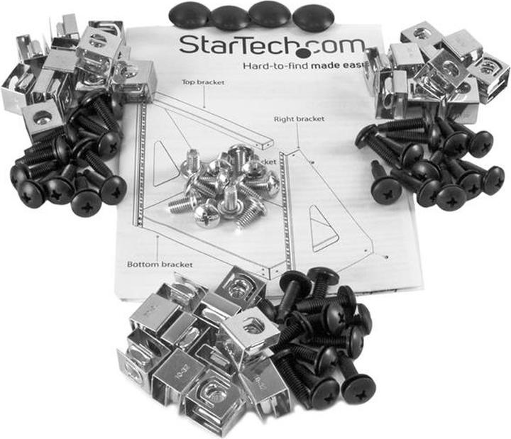 Produktbild StarTech 2 Pfosten Schwerlast Rack - Open Frame Server Rack - 12HE (12 HE, 19 Zoll Rack)