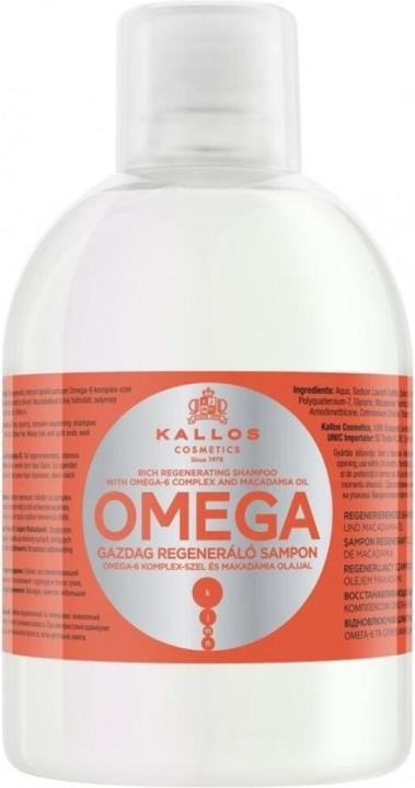 Actual product image Kallos Cosmetics omega (1000 ml, Liquid shampoo)