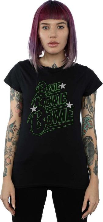 Produktbild David Bowie Multiple Neon Logo TShirt (S)