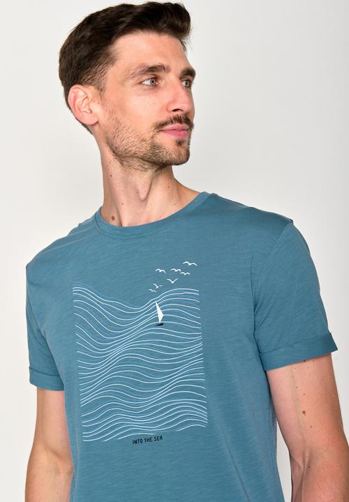 Produktbild Greenbomb Nature Sea Vibes Roll T-Shirt (XL)