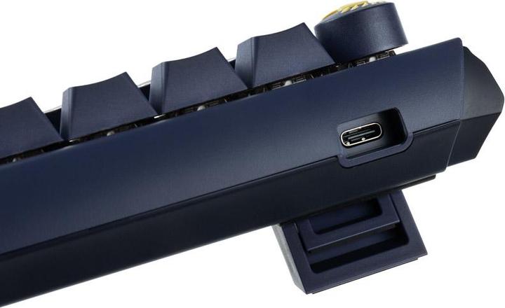 Actual product image Ducky One 3 Cosmic Blue Mini Gaming Keyboard, RGB LED - MX-Speed-Silver (DE, Cable)