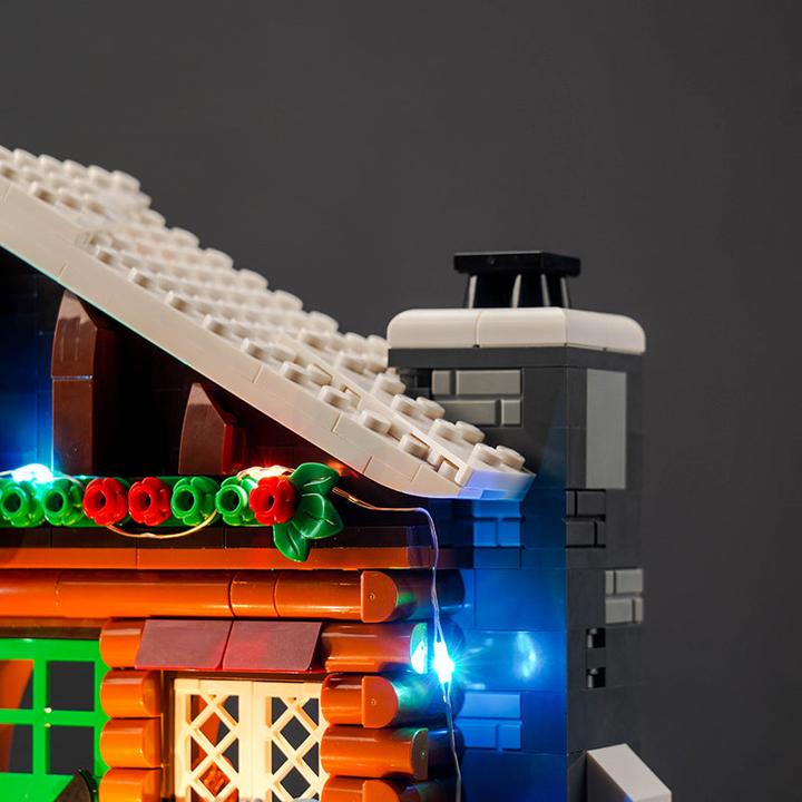 Produktbild BrickBling LED Licht Set für LEGO Almhütte (10325) inkl. Fernbedienung