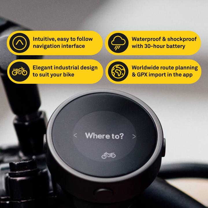 Actual product image Beeline Motorbike Navi GPS Computer Silver (1")