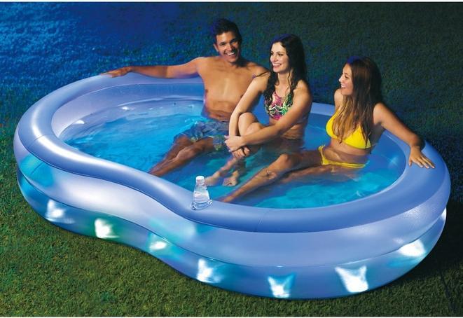 Actual product image Polygroup Pool - Glow Lagoon - mit LED