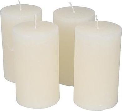 Produktbild Söllner Floristik Stumpenkerze 120x70mm creme 4erSet (4 Stk.)