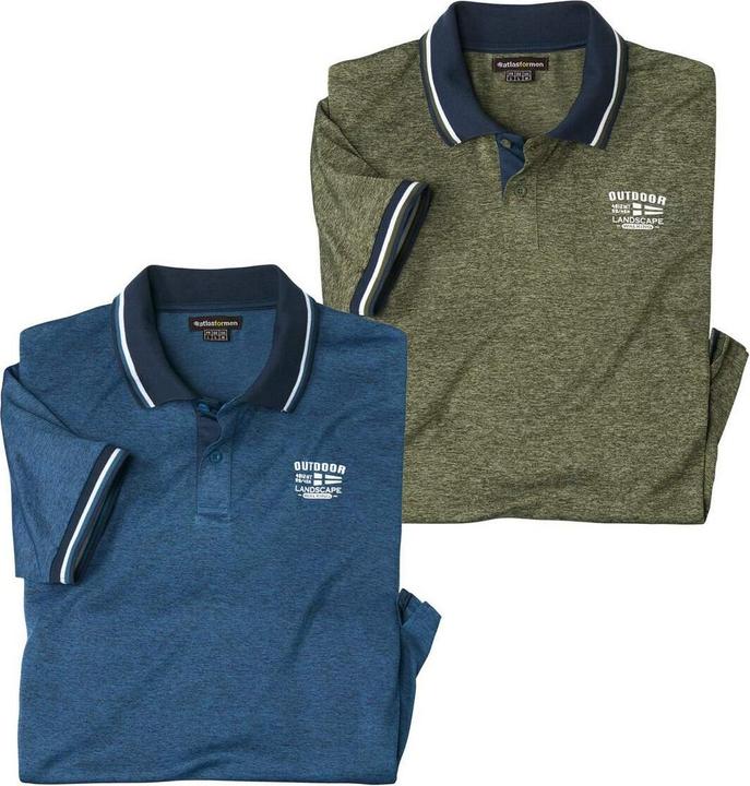 Immagine prodotto Atlas For Men Maglietta Polo A Macchie Uomo Misura Confezione 2 (XXL)