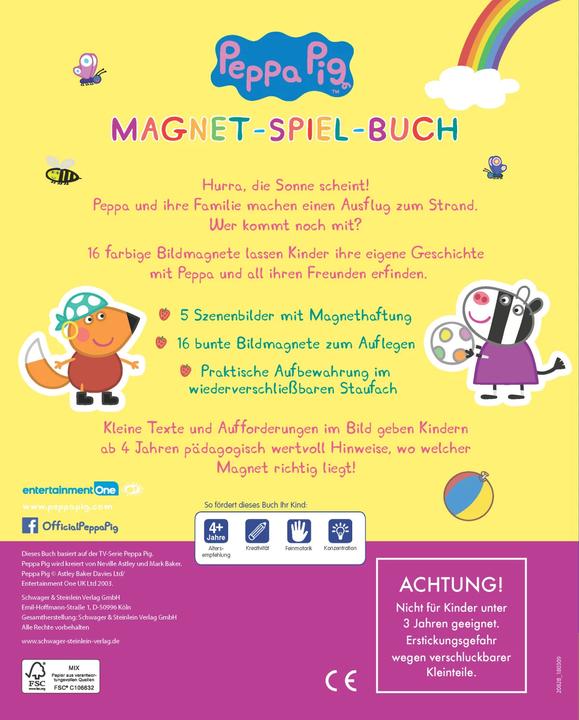 Produktbild Peppa Pig Magnet-Spiel-Buch (Deutsch, Laura Teller, 2018)