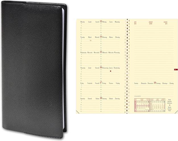 Immagine prodotto Quo Vadis Italnote S.ms.Imp. 2021 QV219083 nero, 1W/2S, 8,8x17cm (A6, Tedesco)