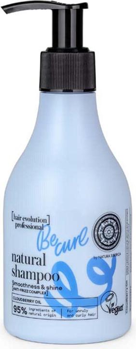 Natura Siberica Siberica Professional Hair Evolution Professional Be Curl Natural Shampoo Smoothness & Shine Natural (245 ml, Flüssiges Shampoo)
