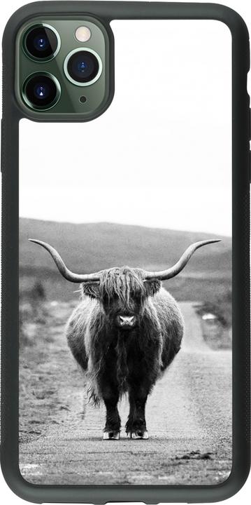 Image du produit PhoneLook Coque Silicone rigide noir Highland cattle (Apple iPhone 11 Pro Max)