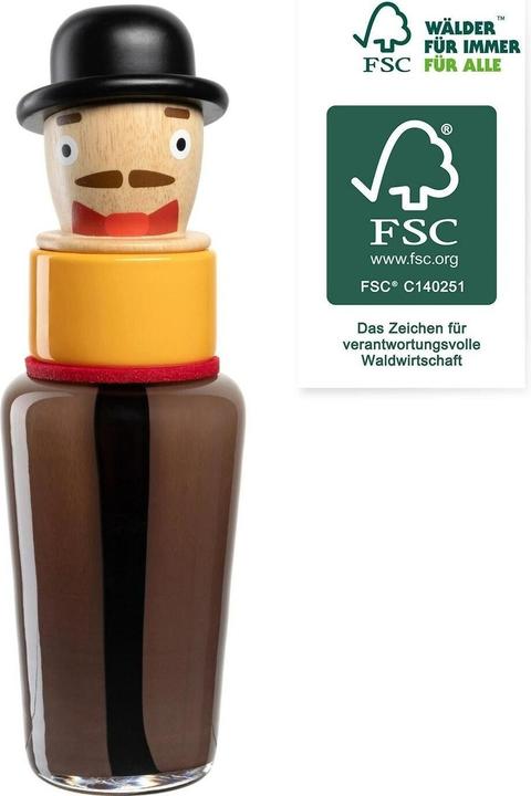Actual product image Leonardo Vase Luigi 33 cm, Braun, Höhe: 33 cm (1 x, 100 x 100 x 33 cm)