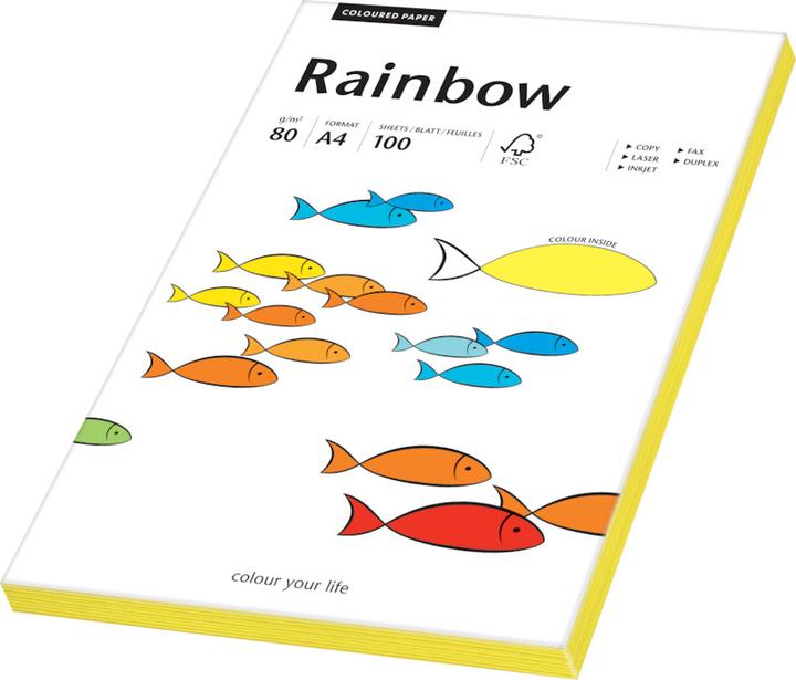 Actual product image Rainbow Copy paper neon colored (80 g/m², 100 x, A4)