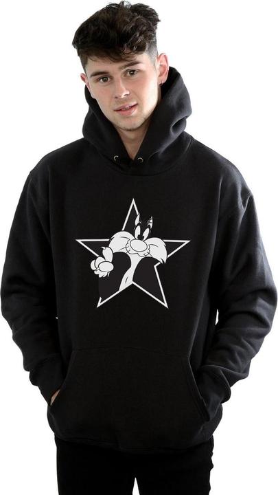 Image du produit Looney Tunes - Sweat à capuche SYLVESTER MONO STAR - Homme (XL)