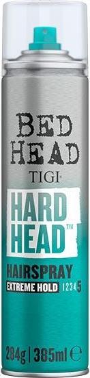 Tigi Bed Head by Hard Head Hairspray Extra Strong Hold Natural Shine (385 ml)