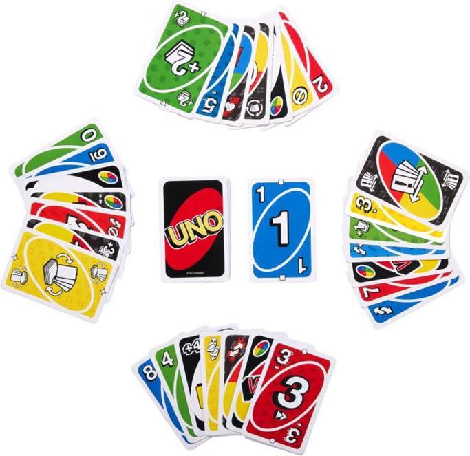 Produktbild Mattel UNO Erweiterungsset Tausch-Set (Deutsch, Französisch, Italienisch, Schweizerdeutsch, Englisch)