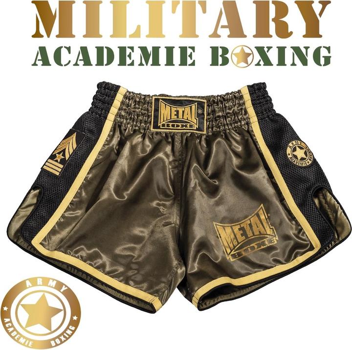 Image du produit MetalBoxe Short Thai/Kick Extrem Military (S)