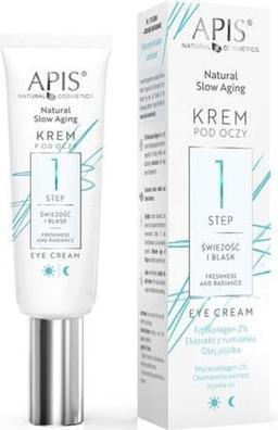 Actual product image Apis Natural Cosmetics Apis Natural Slow Aging Freshness & Shine Eye Cream Step 1 15ml (15 ml)