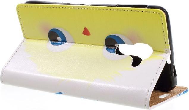 Actual product image MU Style Case leather with blue monster (DTEK60)