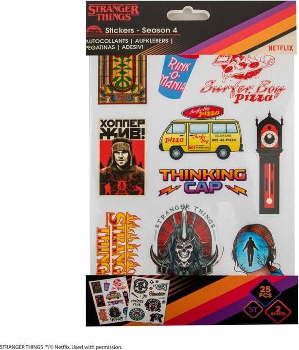 Actual product image Cinereplicas Stranger Things Sticker pack Season 4 Case (5)