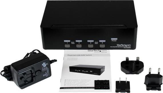 Image du produit StarTech .com Commutateur KVM USB 4 ports double DVI