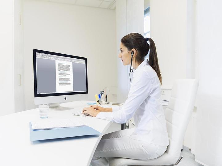 Actual product image Philips Transcription Set 7277 Professional dictation machine