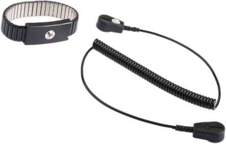Productafbeelding Rs Pro 4-10mm Stud-Stud Metaal Polsband+Koord (Statische bescherming)