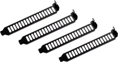 Produktbild Silverstone SST-Aeroslots-B PCI Slotblenden - black 4 Stk