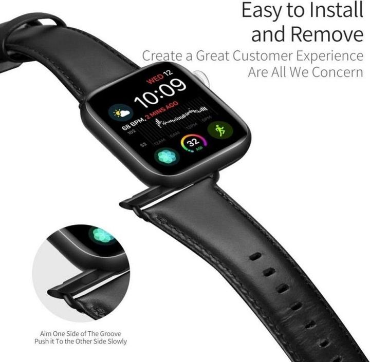 Image du produit Dux Ducis YA Bracelet (42 mm, 44 mm, 45 mm, 49 mm, Cuir véritable)